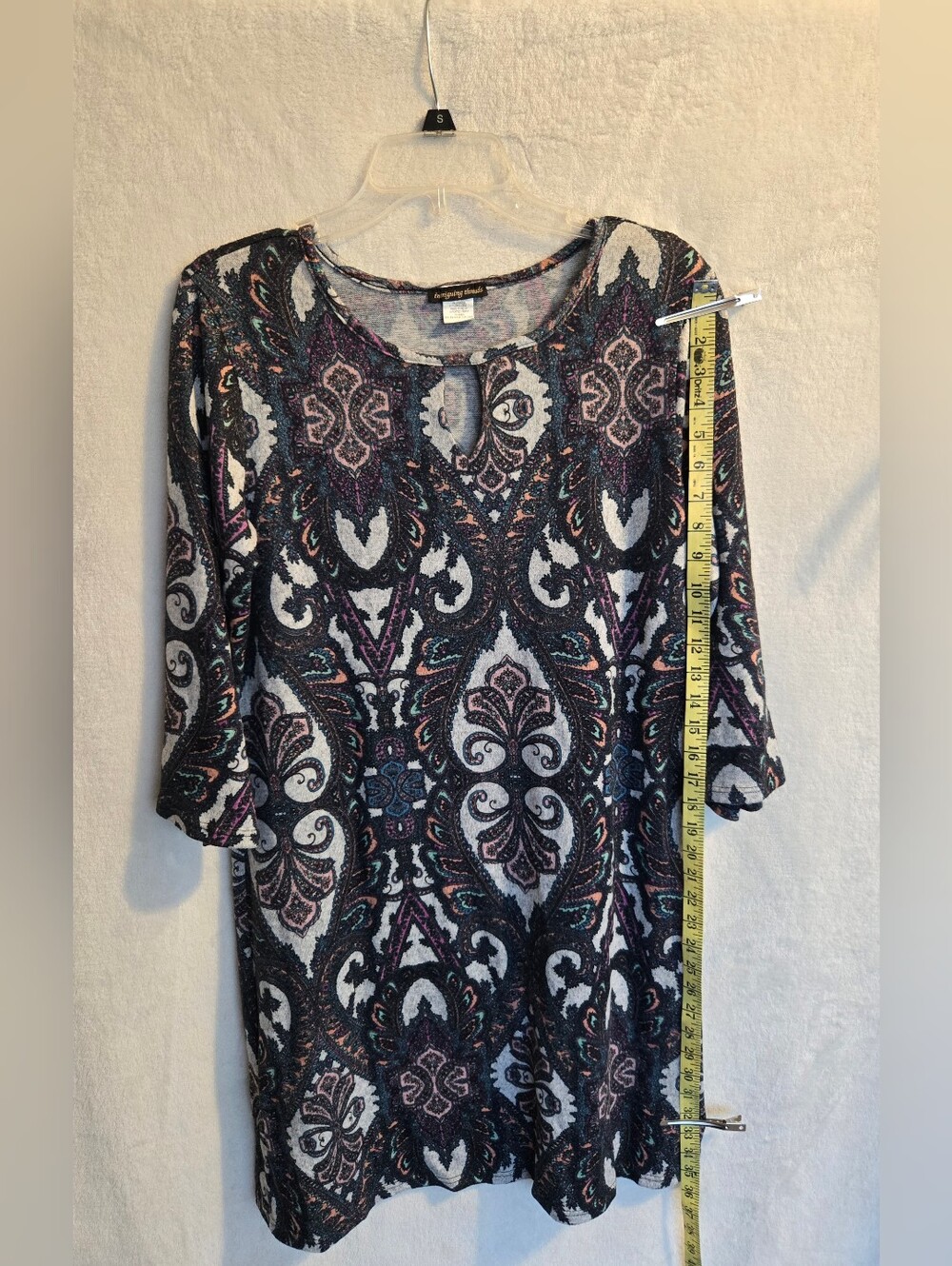 Intriguing Threads Paisley Dress Size Large